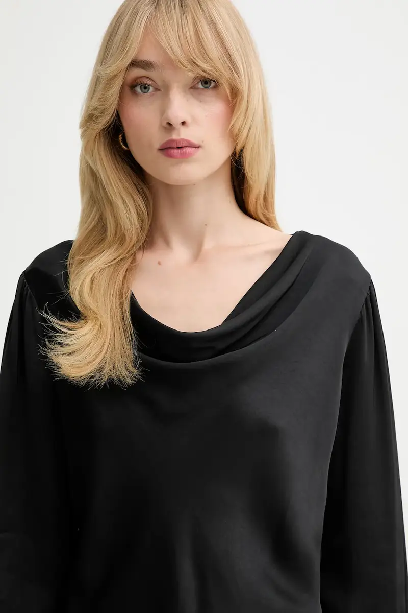 camicetta donna colore nero FS25WT1004W45101 miniatura 4