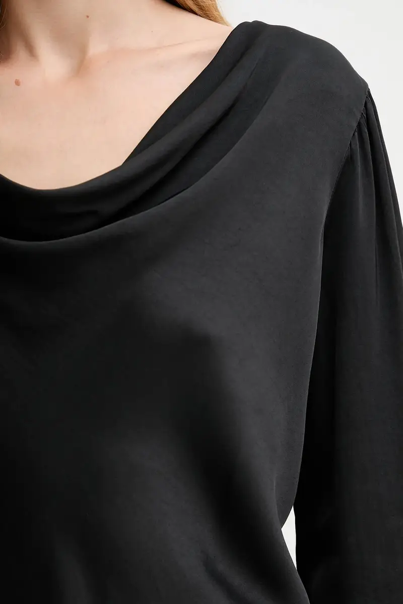 camicetta donna colore nero FS25WT1004W45101 miniatura 5