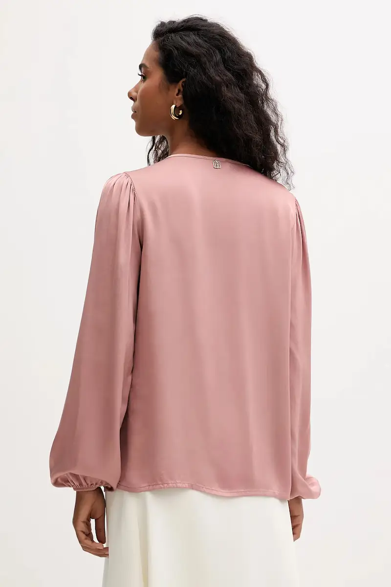 camicetta donna colore rosa FS25WT1005W45101 miniatura 3