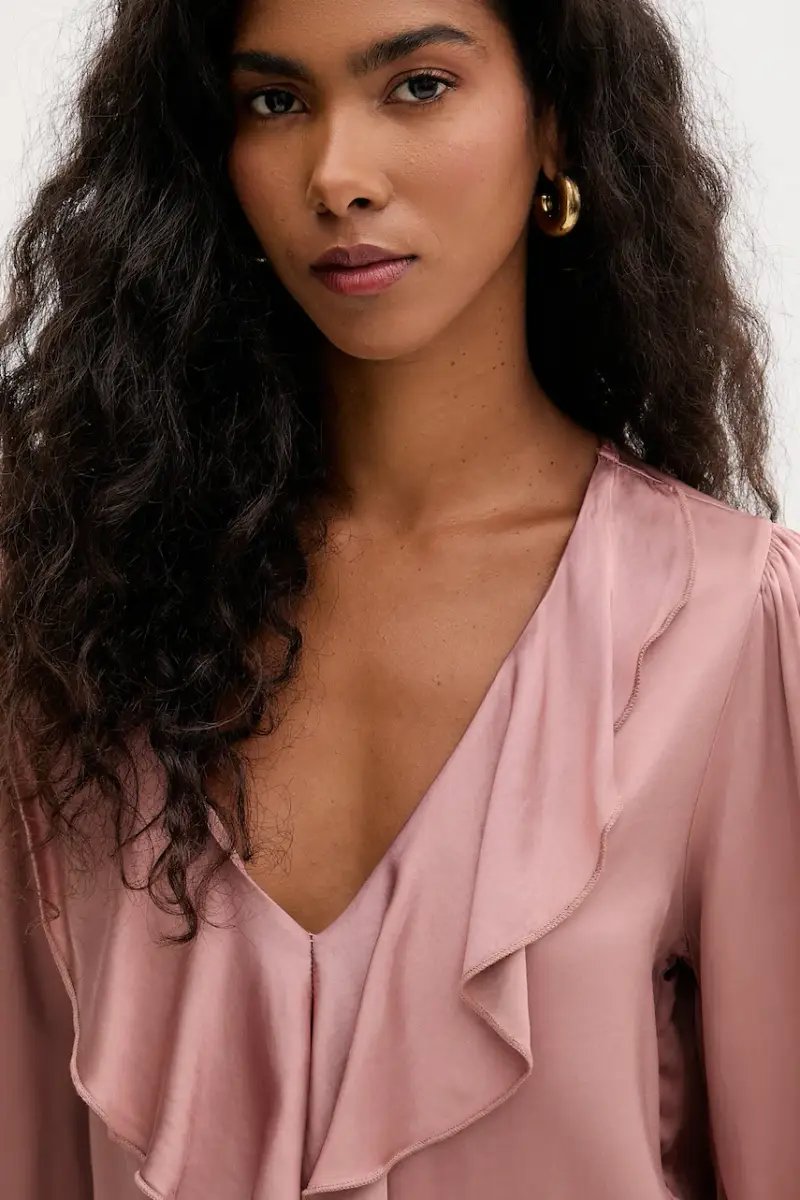 camicetta donna colore rosa FS25WT1005W45101 miniatura 4