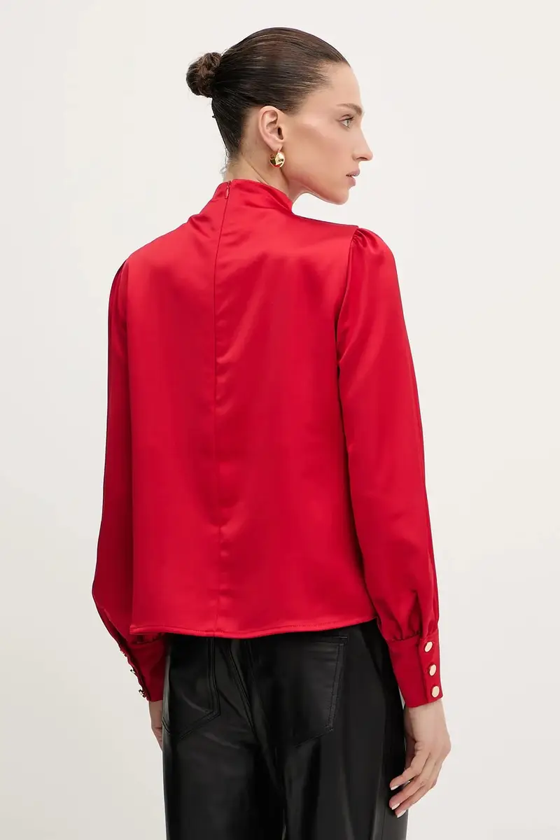 camicetta donna colore rosso FR25WT1020W41101 miniatura 3