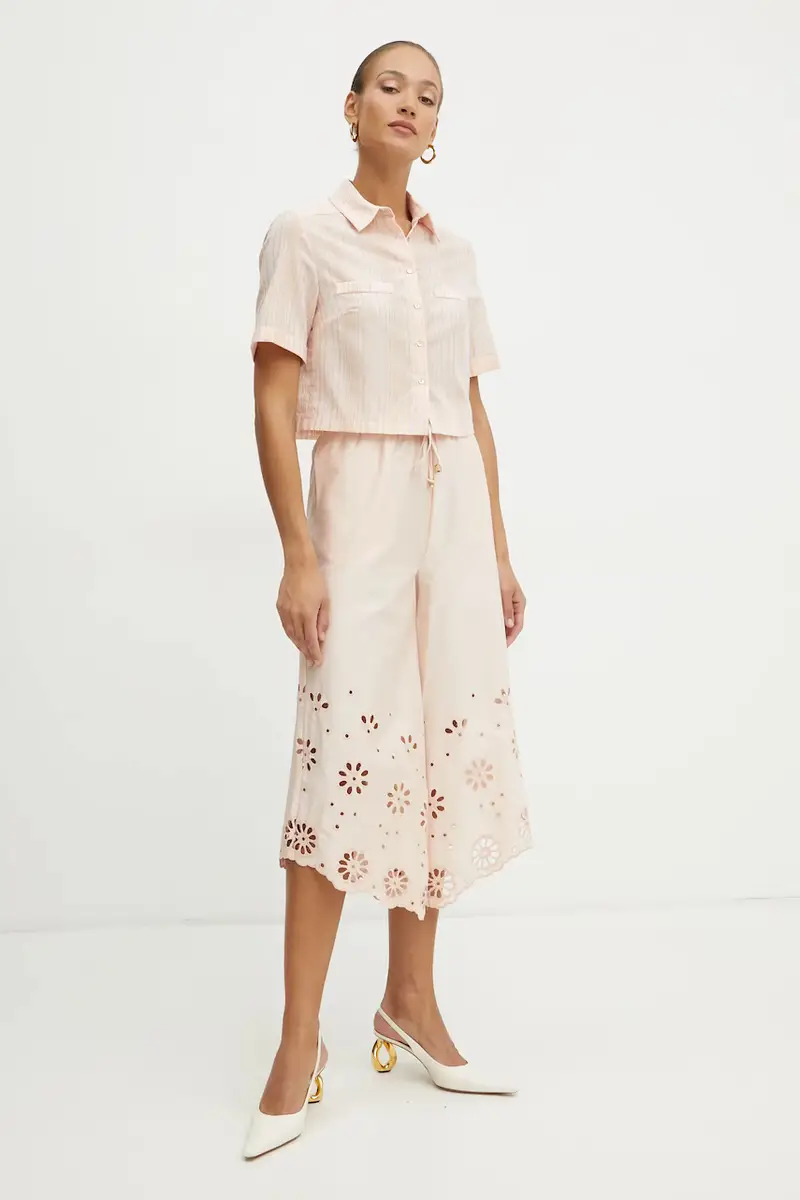 camicia donna colore beige FS25ST6004W78601 miniatura 2