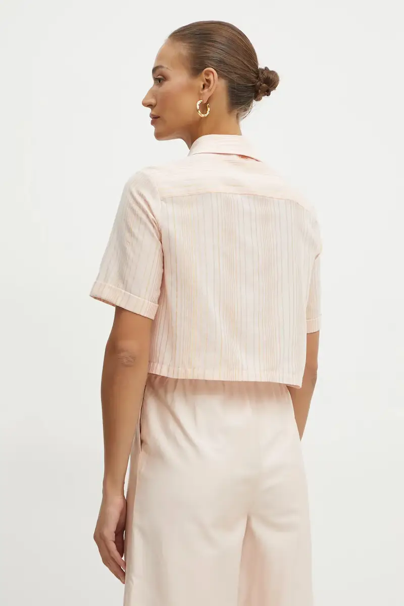 camicia donna colore beige FS25ST6004W78601 miniatura 3