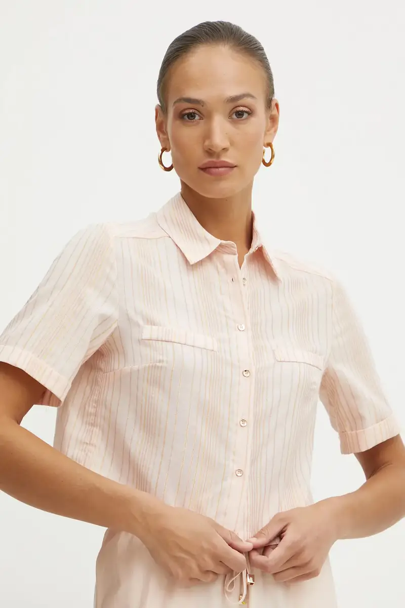 camicia donna colore beige FS25ST6004W78601