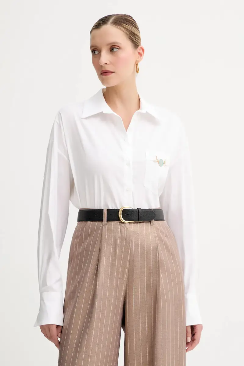 camicia donna colore bianco FS25WT6007W52001