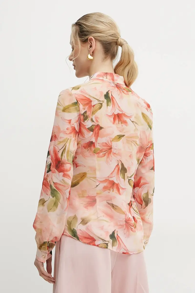 camicia donna colore rosa FS25ST6010W428K9 miniatura 3