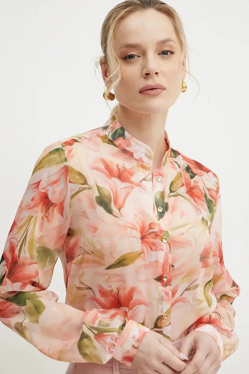 camicia donna colore rosa FS25ST6010W428K9 miniatura 4