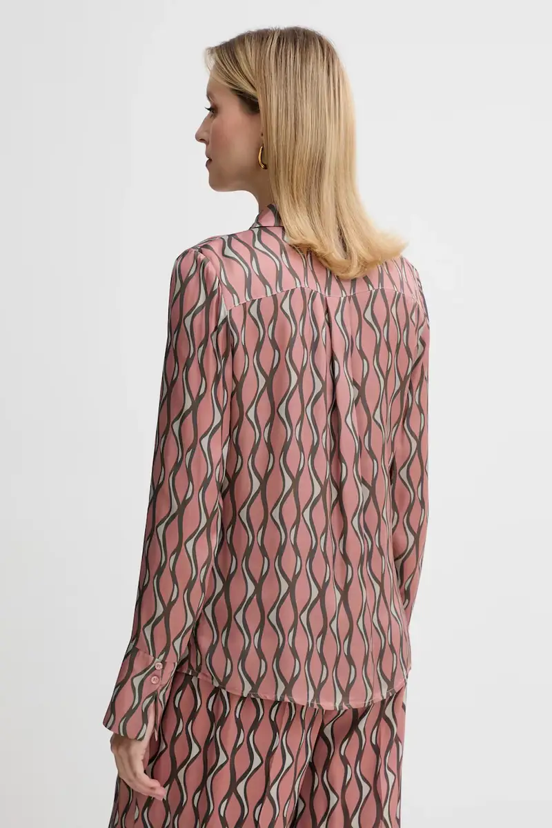 camicia donna colore rosa FS25WT6010W651K5 miniatura 3