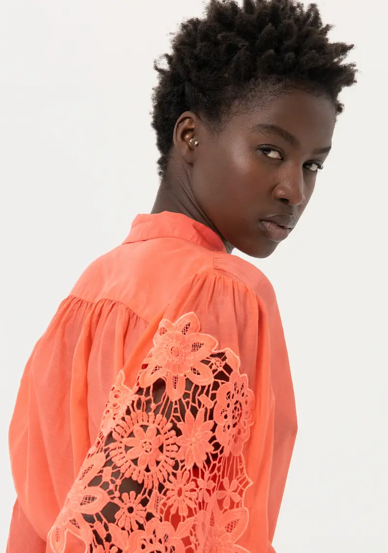 Camicia over in organza