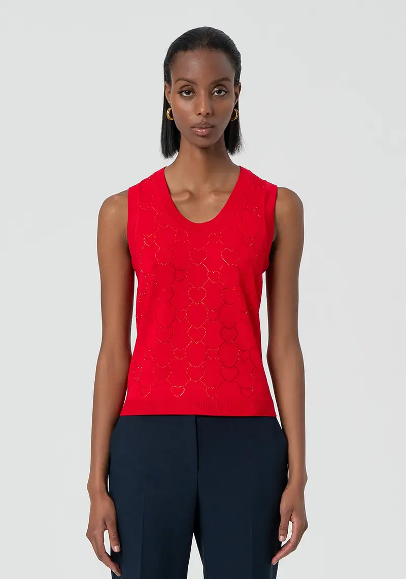 Canotta regular in maglia