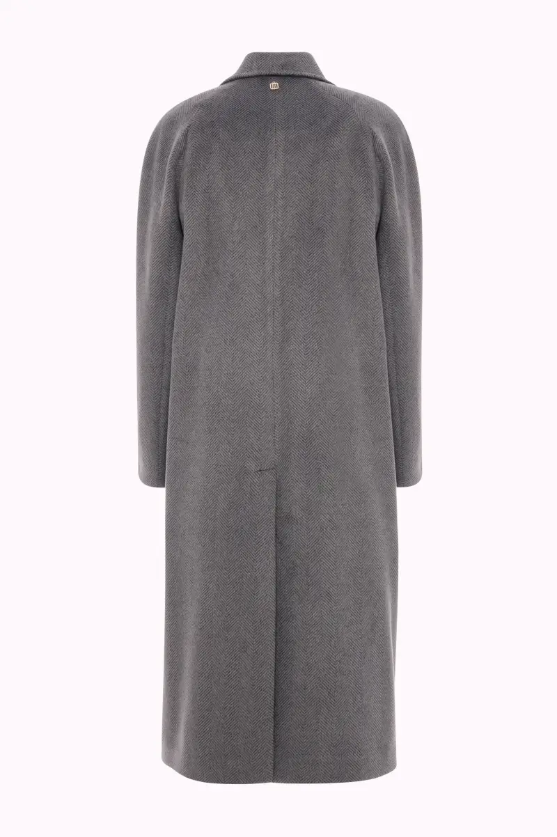 Cappotto Lungo a Spina di Pesce miniatura 2