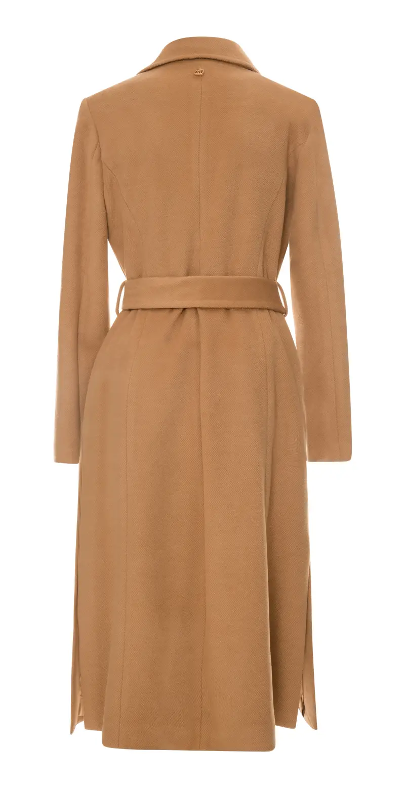 Cappotto Lungo Elegante con Cintura in Vita miniatura 2