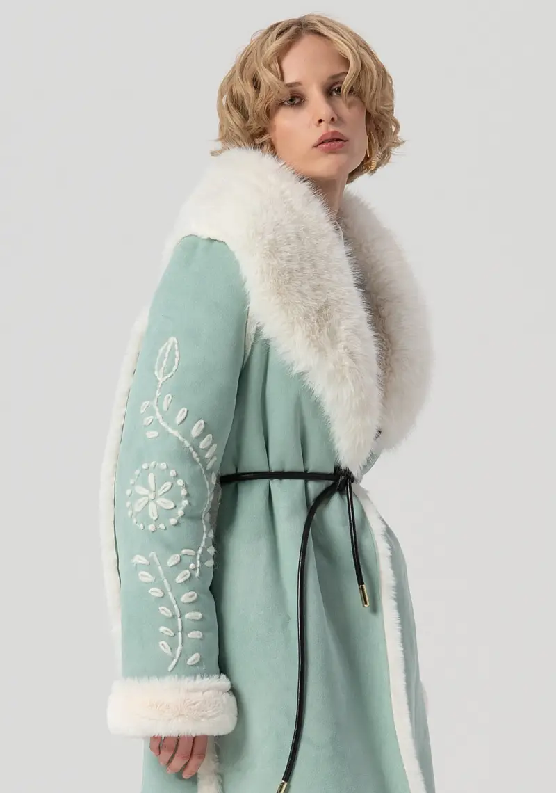 Cappotto over con rever sciallato miniatura 2