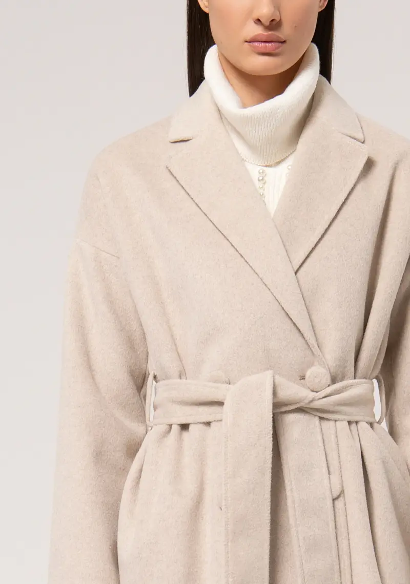 Cappotto regular doppiopetto miniatura 2