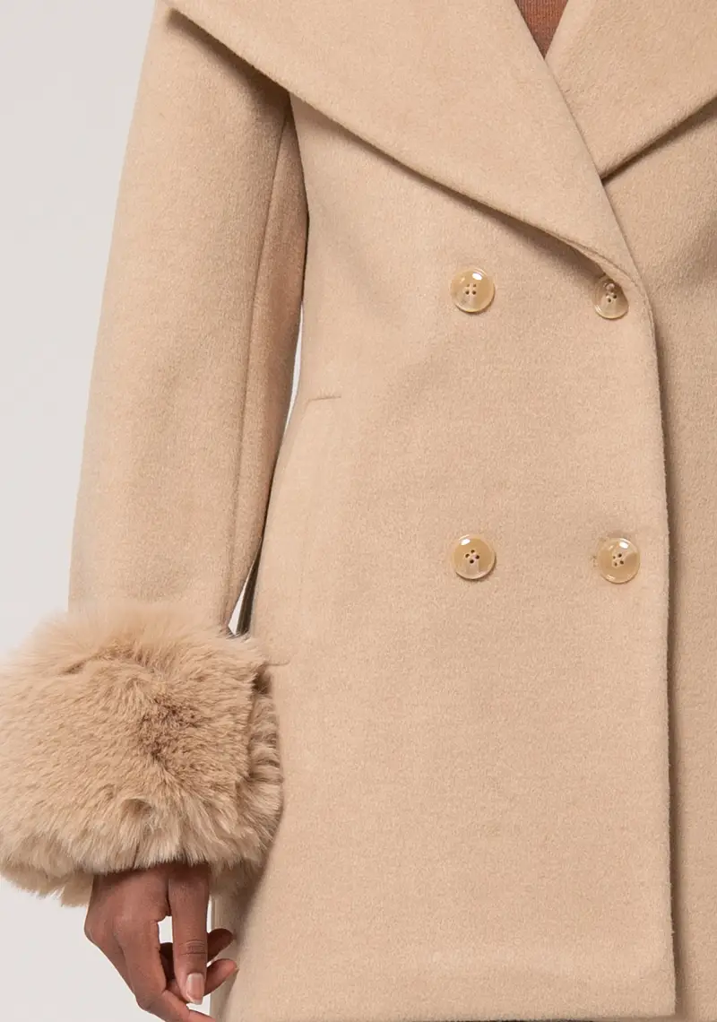 Cappotto regular doppiopetto miniatura 2