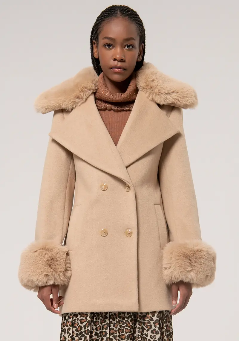 Cappotto regular doppiopetto