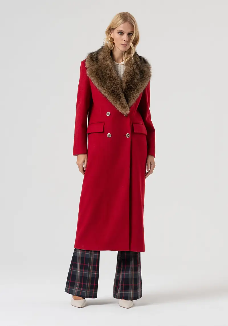 Cappotto regular doppiopetto