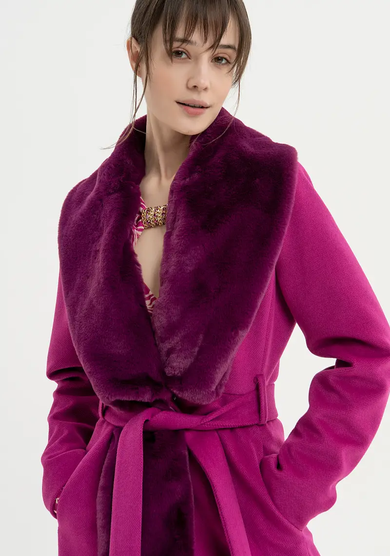 Cappotto regular lungo con interno morbido miniatura 2