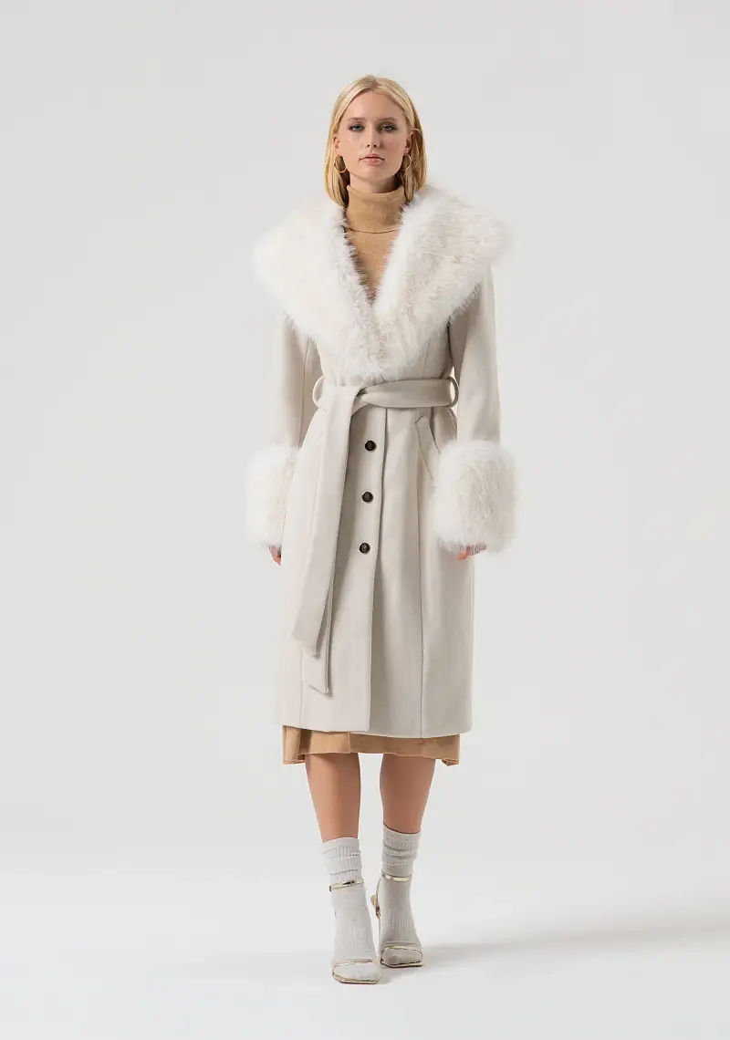 Cappotto regular lungo monopetto