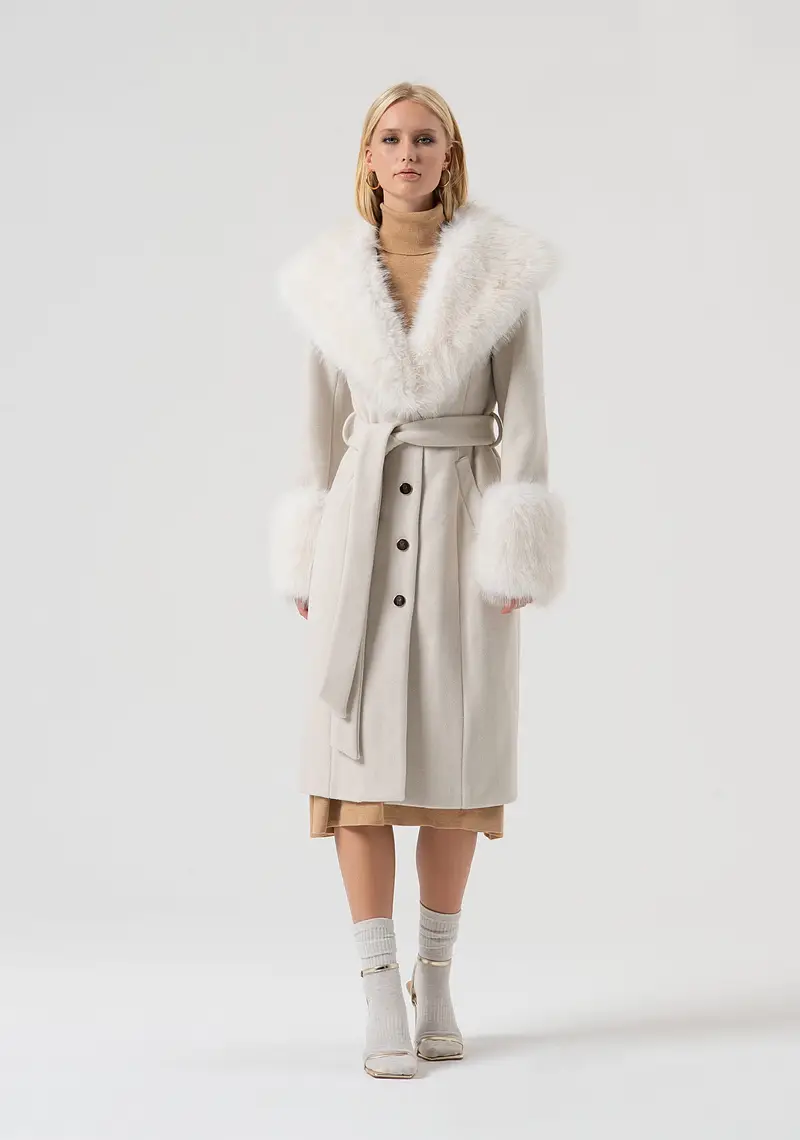 Cappotto regular lungo monopetto