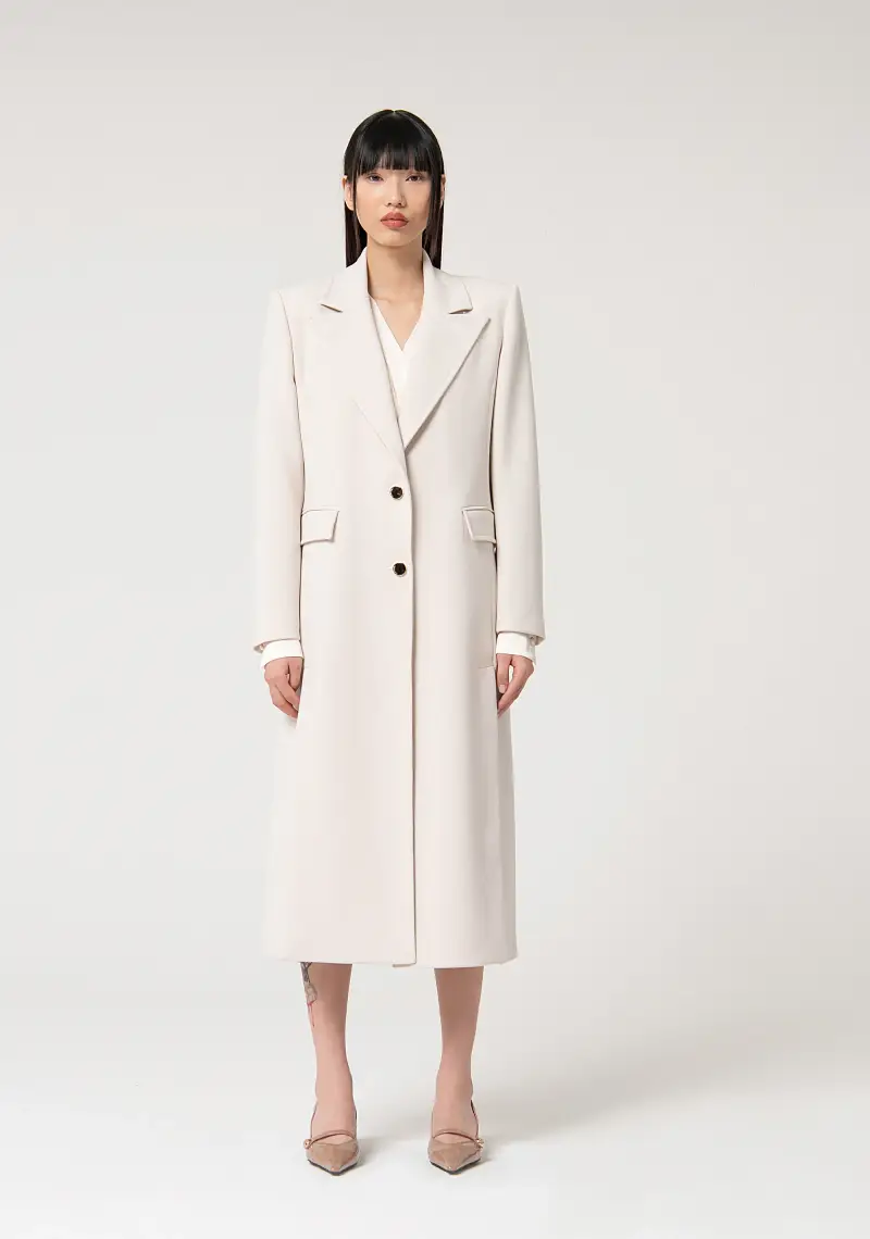 Cappotto regular monopetto lungo