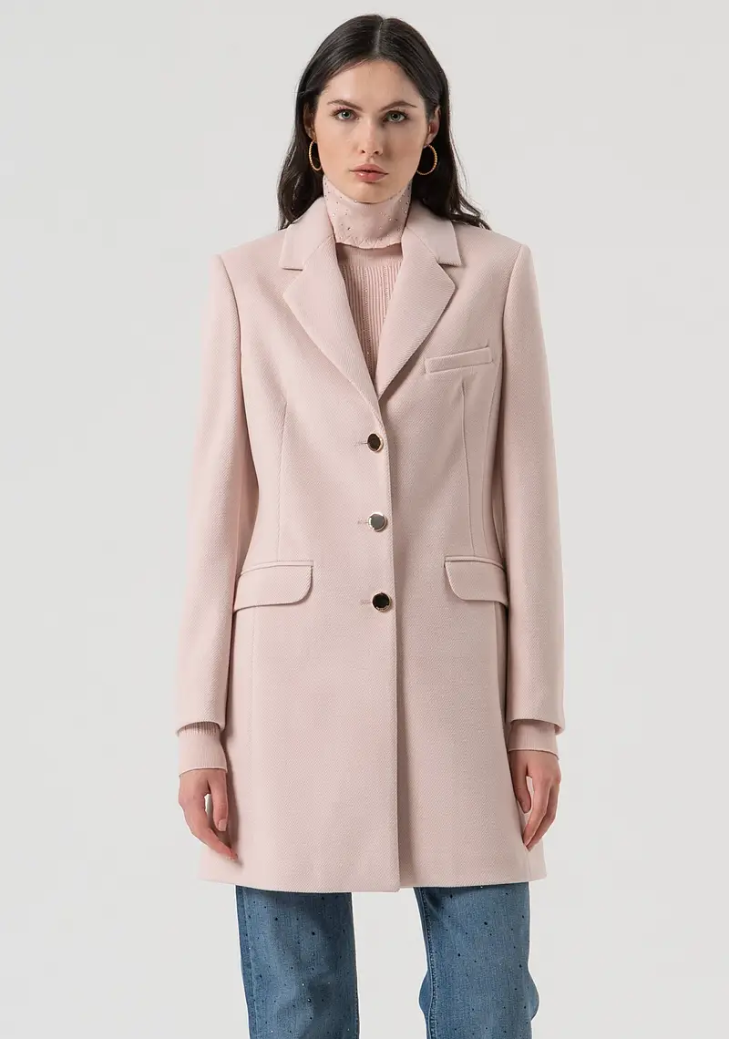 Cappotto slim monopetto