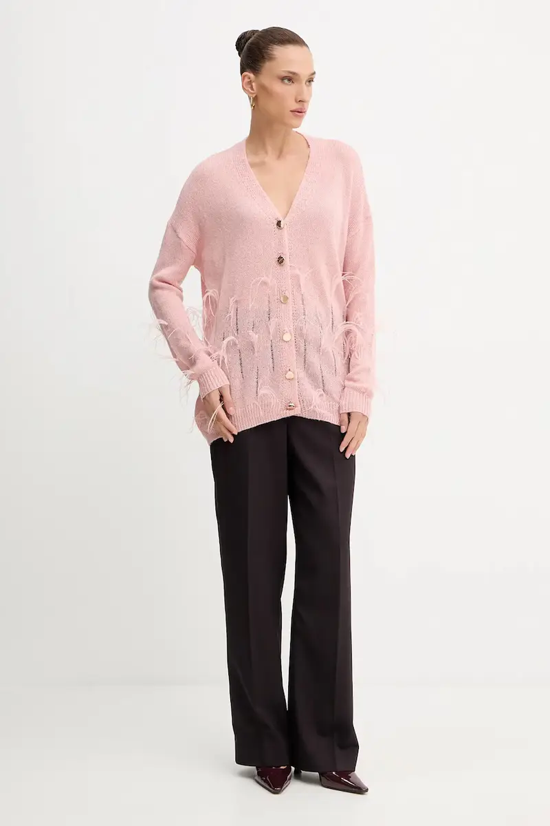 Fracomina Cardigan Donna Rosa 3663583 miniatura 2