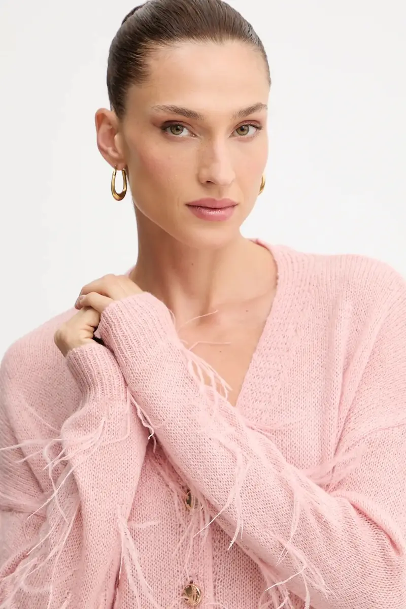 Fracomina Cardigan Donna Rosa 3663583 miniatura 4