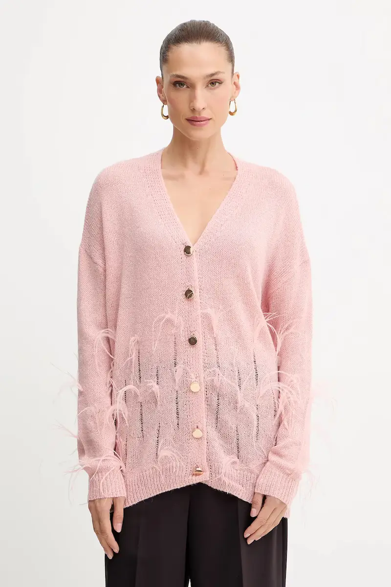 Fracomina Cardigan Donna Rosa 3663583