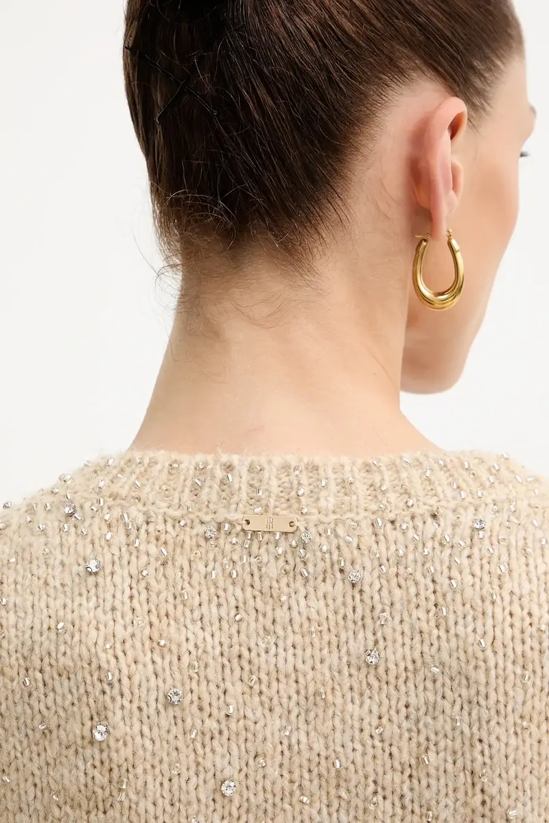 Fracomina Cardigan Donna Beige 3574719 miniatura 5