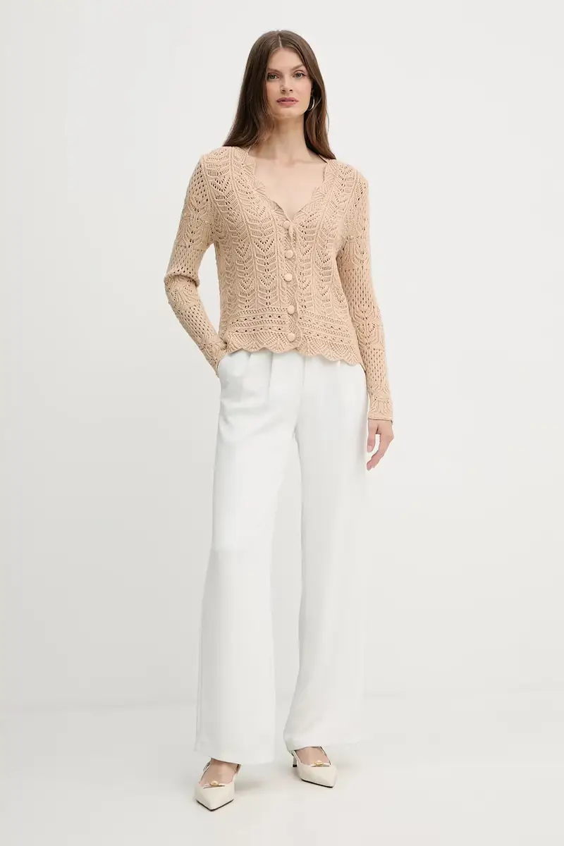 Fracomina Cardigan Donna Beige 3572525 miniatura 2
