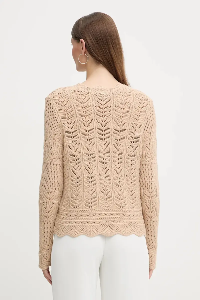 Fracomina Cardigan Donna Beige 3572525 miniatura 3