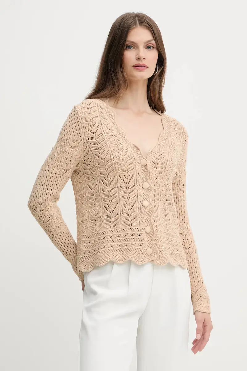 Fracomina Cardigan Donna Beige 3572525