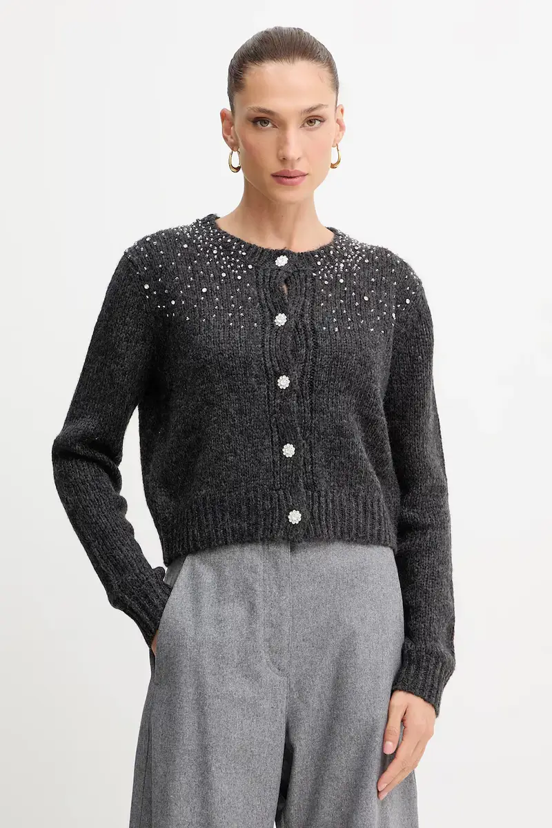 Fracomina Cardigan Donna Grigio 3611586