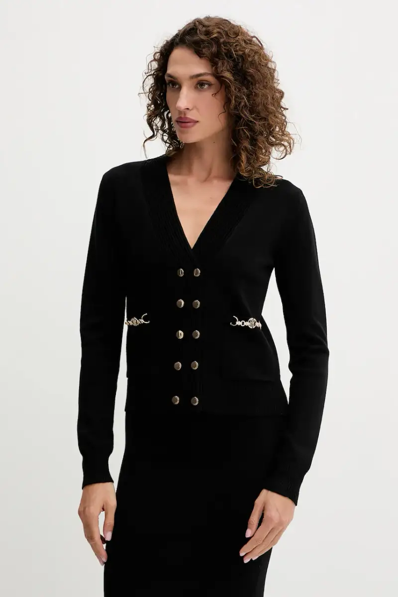 Fracomina Cardigan Donna Nero 3647337