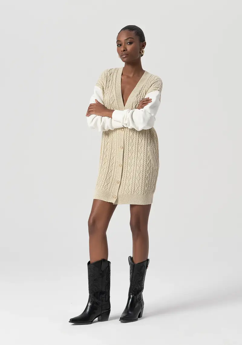 Cardigan regular lungo