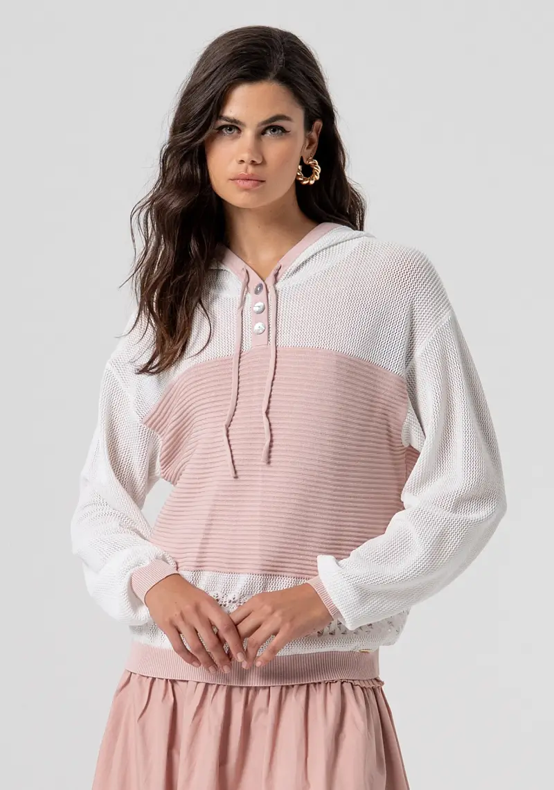 Felpa regular in maglia