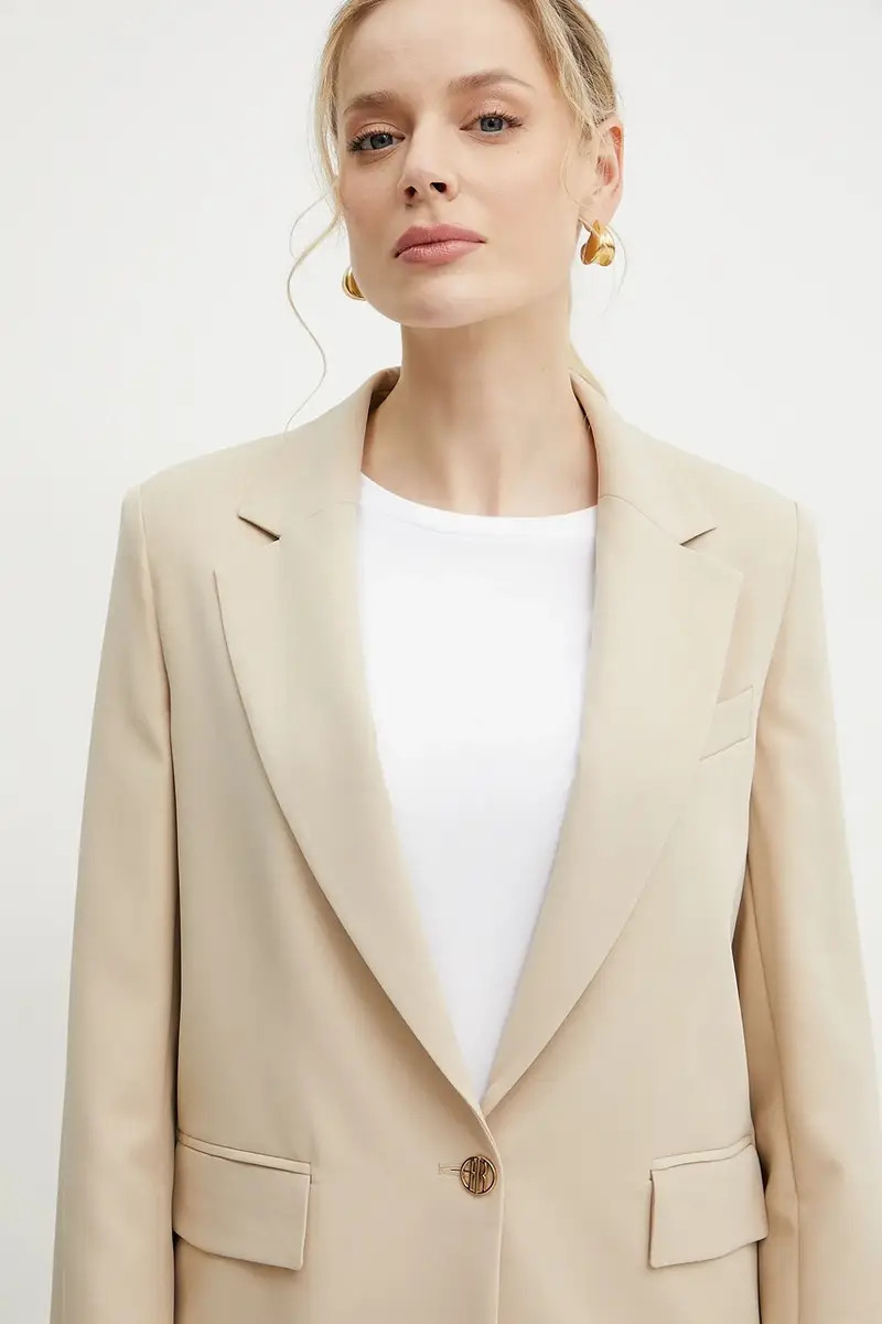 giacca colore beige FR25SJ3009W42901 miniatura 4