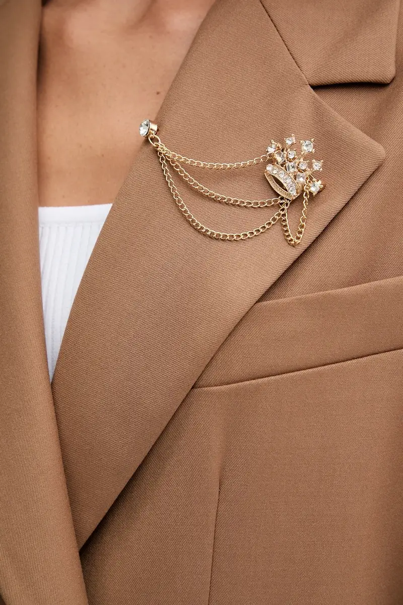 giacca colore marrone FS25WJ3005W66101 miniatura 5