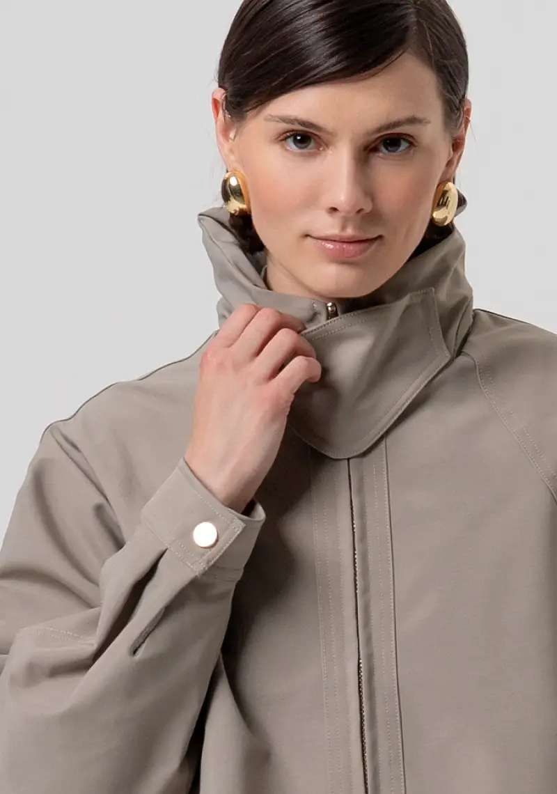 Giacca over in tessuto tecnico miniatura 2