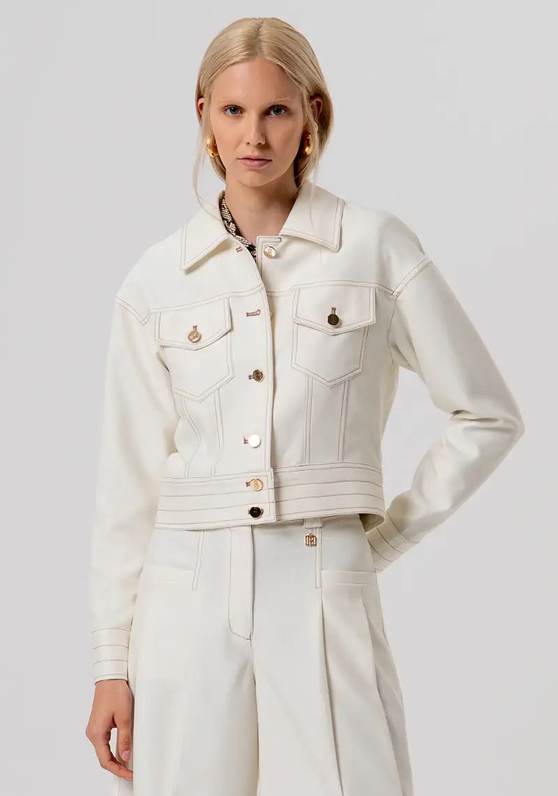 Giacca regular con tasche sul petto