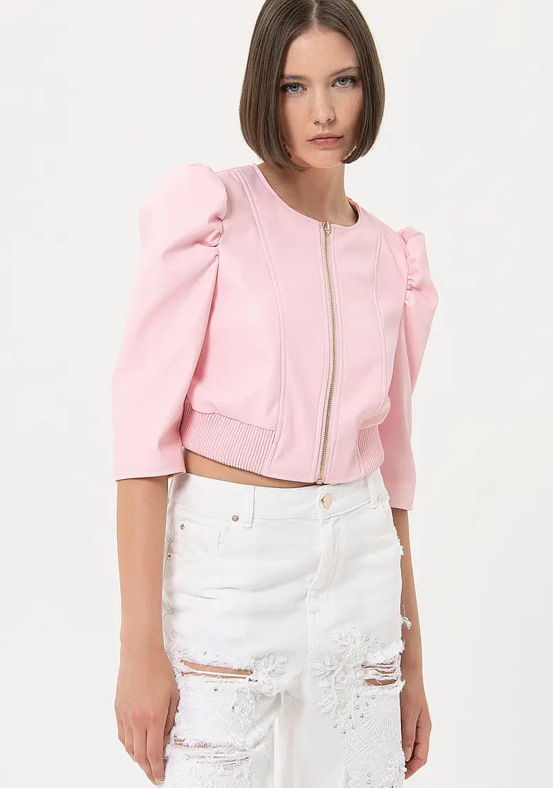 Giacca regular cropped