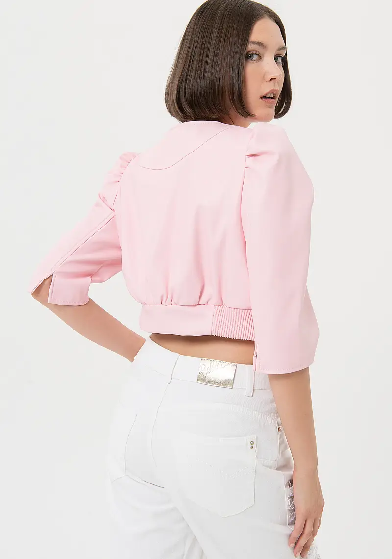 Giacca regular cropped miniatura 2