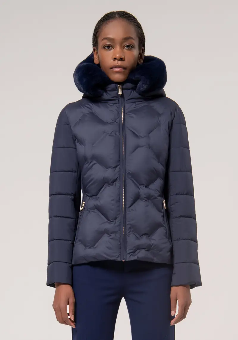 Giacca regular imbottita con cappuccio