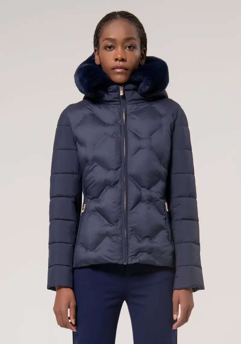 Giacca regular imbottita con cappuccio