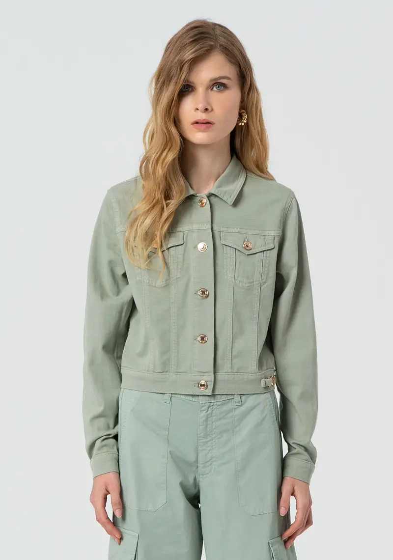 Giacca regular in bull