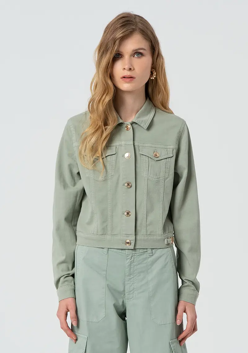 Giacca regular in bull