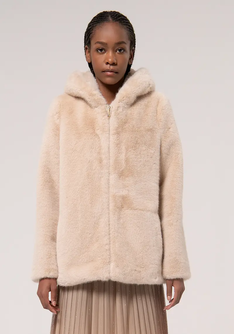 Giacca regular in tessuto morbido