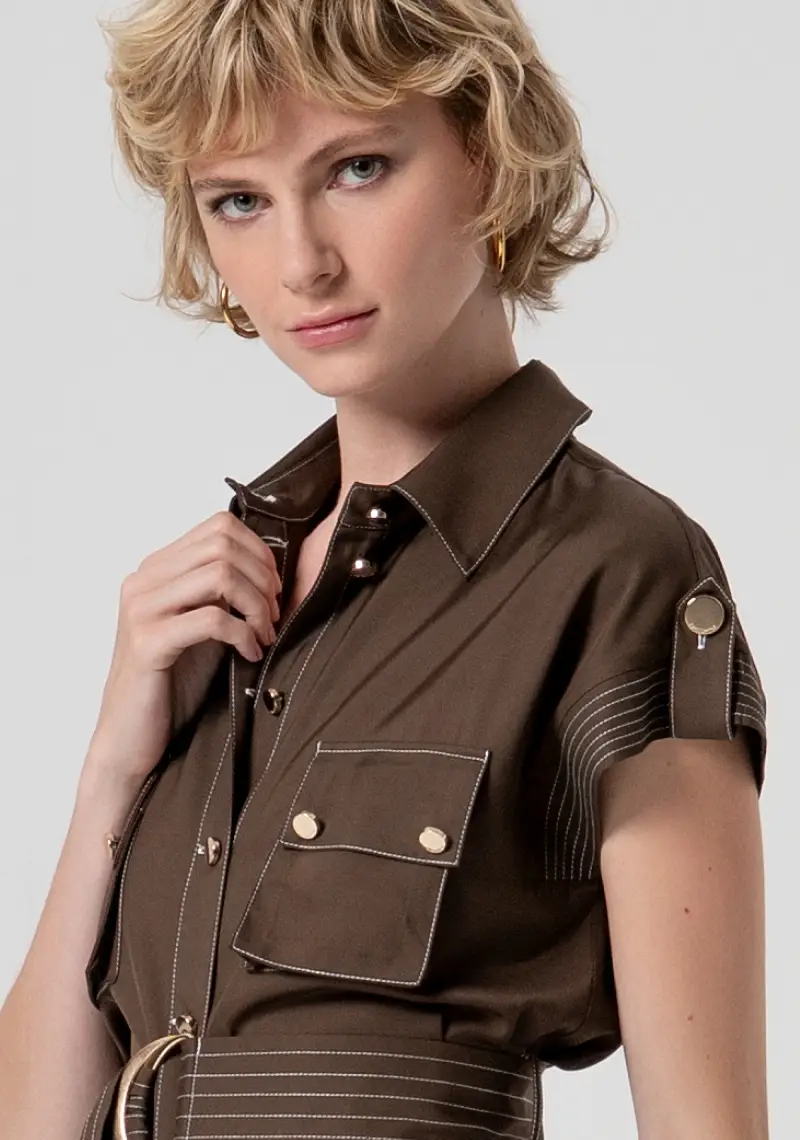 Giacca regular in viscosa miniatura 2