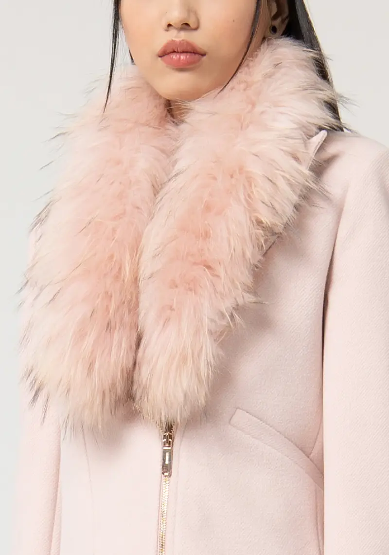 Giacca regular modello biker in panno miniatura 2